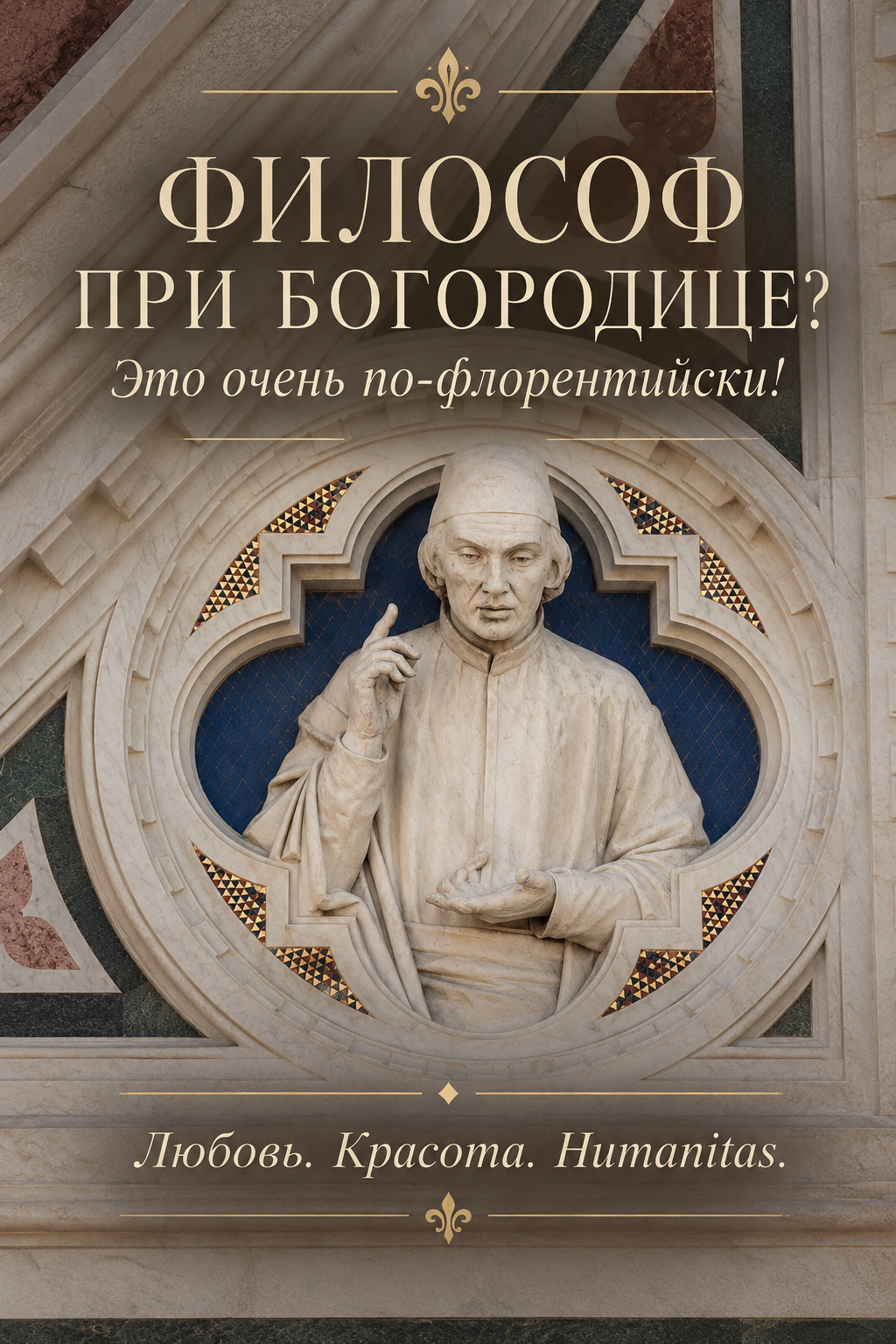 Философ при Богородице? Это очень по-флорентийски
